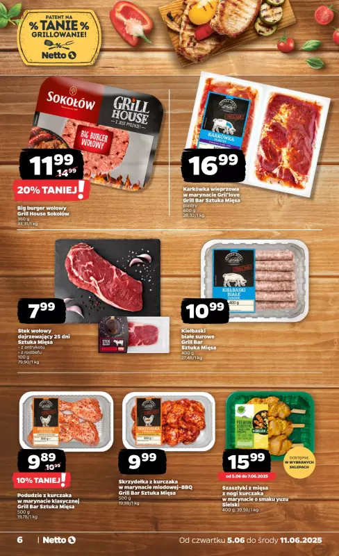 Netto - gazetka promocyjna Gazetka Spożywcza od czwartku 05.06 do środy 11.06 - strona 6