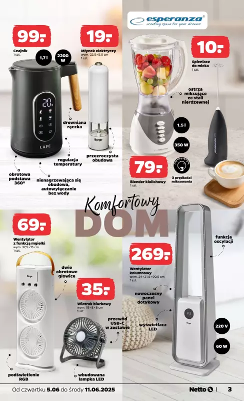 Netto - gazetka promocyjna Gazetka Non Food od czwartku 05.06 do środy 11.06 - strona 3