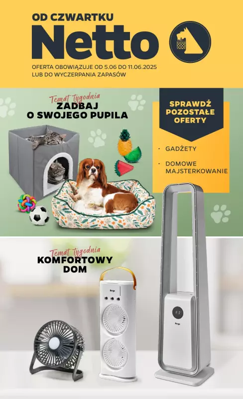 Netto - gazetka promocyjna Gazetka Non Food od czwartku 05.06 do środy 11.06