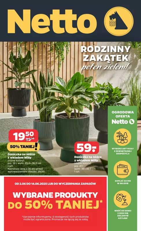 Netto - gazetka promocyjna Katalog Ogród od poniedziałku 31.03 do soboty 07.06