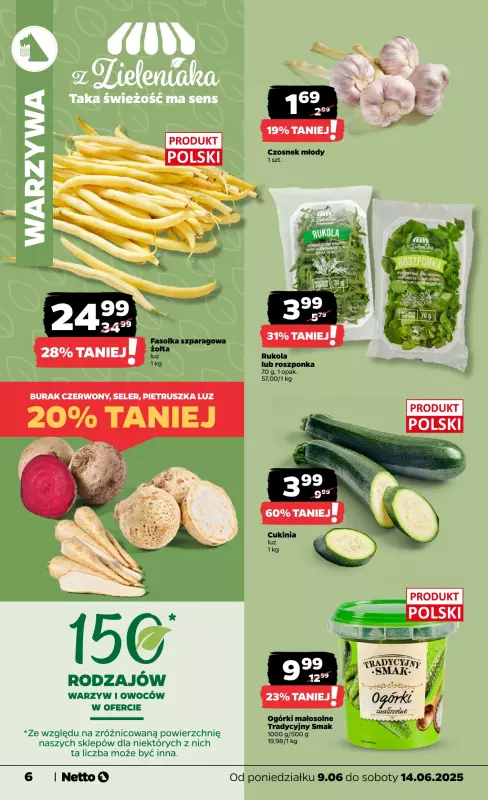 Netto - gazetka promocyjna Gazetka Spożywcza od poniedziałku 09.06 do soboty 14.06 - strona 6
