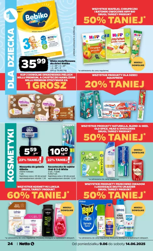 Netto - gazetka promocyjna Gazetka Spożywcza od poniedziałku 09.06 do soboty 14.06 - strona 24