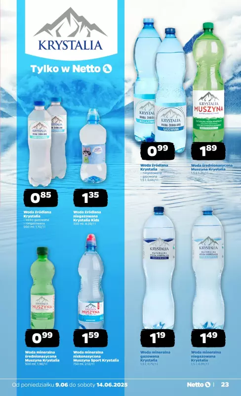 Netto - gazetka promocyjna Gazetka Spożywcza od poniedziałku 09.06 do soboty 14.06 - strona 23