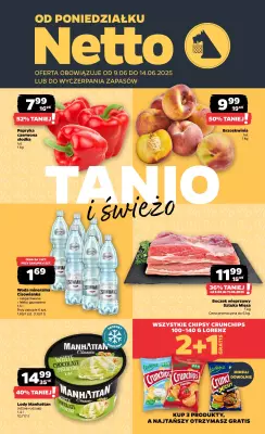 Netto - gazetka promocyjna Gazetka Spożywcza od poniedziałku 09.06 do soboty 14.06