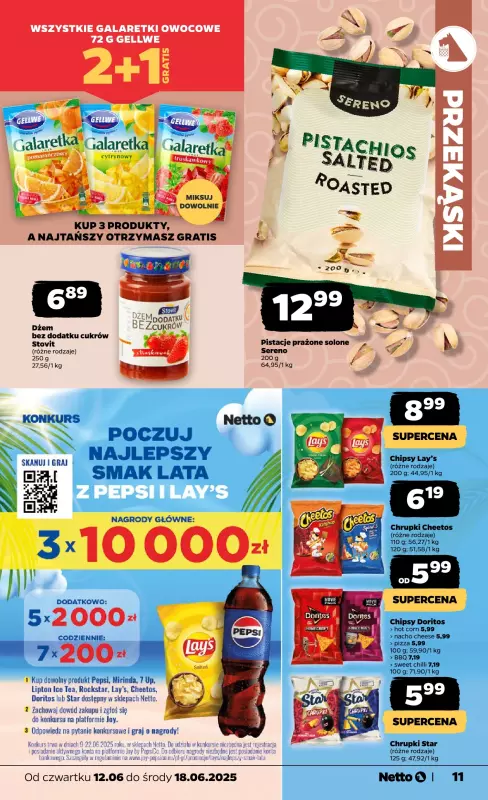Netto - gazetka promocyjna Gazetka Spożywcza od czwartku 12.06 do środy 18.06 - strona 11