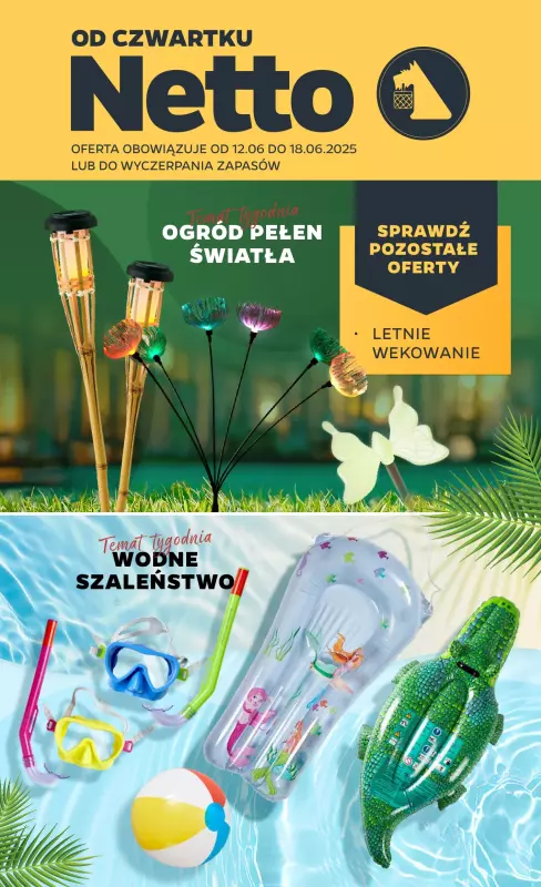 Netto - gazetka promocyjna Gazetka Non Food od czwartku 12.06 do środy 18.06