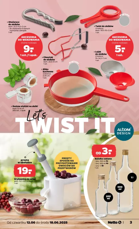 Netto - gazetka promocyjna Gazetka Non Food od czwartku 12.06 do środy 18.06 - strona 3
