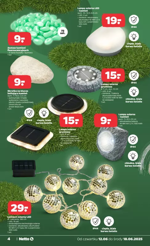 Netto - gazetka promocyjna Gazetka Non Food od czwartku 12.06 do środy 18.06 - strona 4