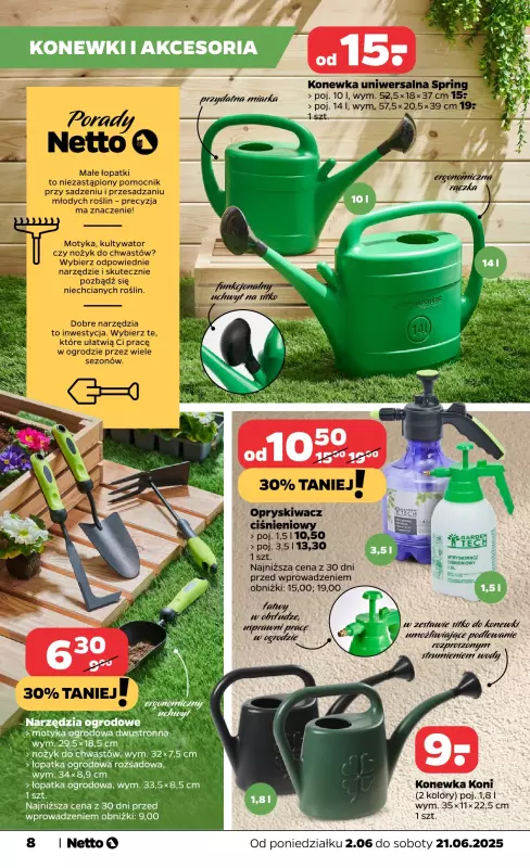 Netto - gazetka promocyjna Katalog Ogród od poniedziałku 31.03 do soboty 21.06 - strona 8