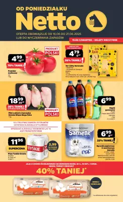 Netto - gazetka promocyjna Gazetka Spożywcza od poniedziałku 16.06 do soboty 21.06