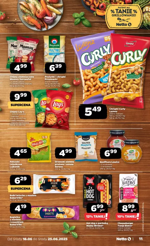 Netto - gazetka promocyjna Gazetka Spożywcza od środy 18.06 do środy 25.06 - strona 11