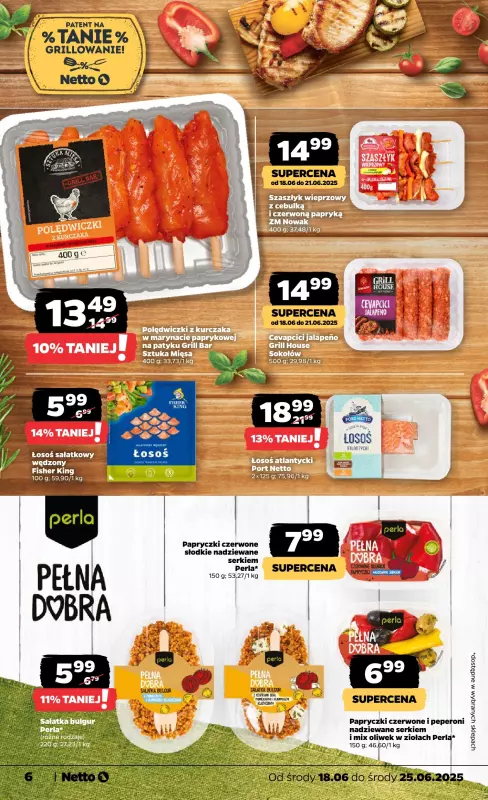 Netto - gazetka promocyjna Gazetka Spożywcza od środy 18.06 do środy 25.06 - strona 6