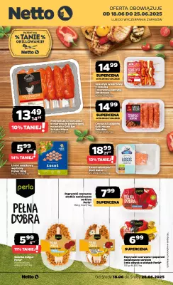 Netto - gazetka promocyjna Tanie grillowanie z Netto! od środy 18.06 do środy 25.06