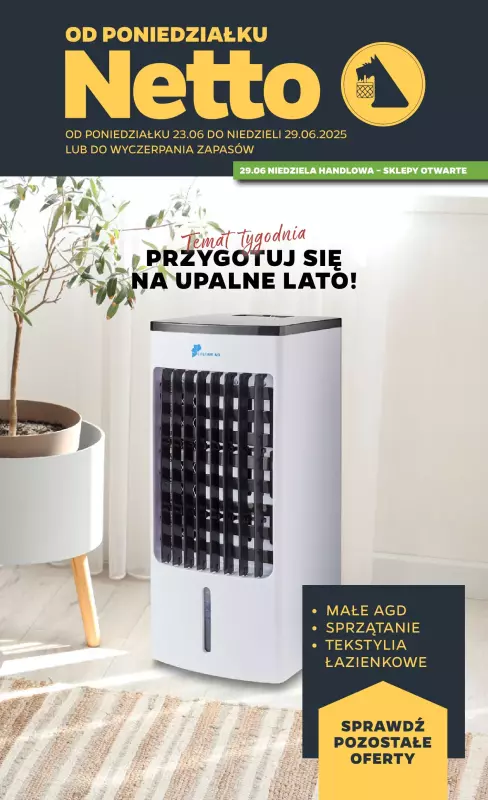 Netto - gazetka promocyjna Gazetka Non Food od poniedziałku 23.06 do niedzieli 29.06