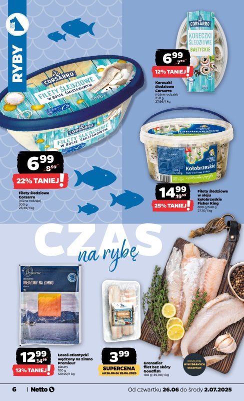 Netto - gazetka promocyjna Gazetka Spożywcza od czwartku 26.06 do środy 02.07 - strona 6
