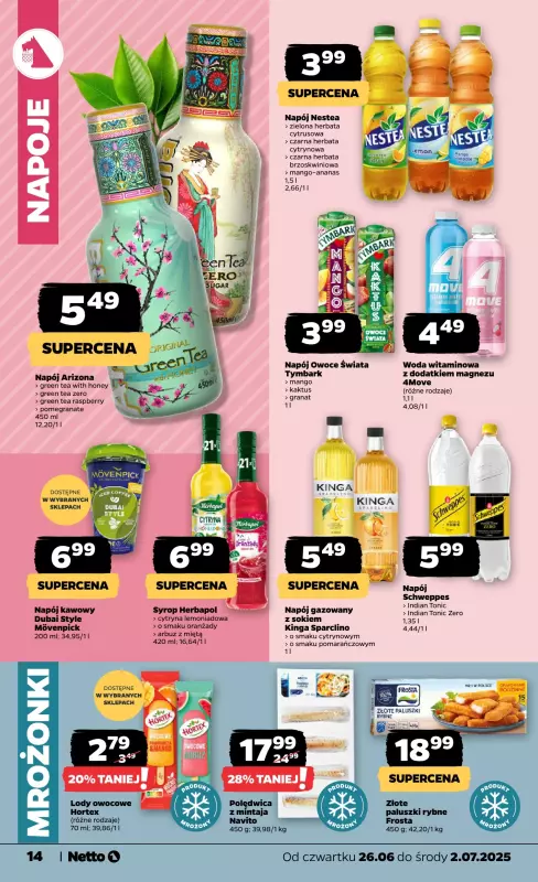 Netto - gazetka promocyjna Gazetka Spożywcza od czwartku 26.06 do środy 02.07 - strona 14