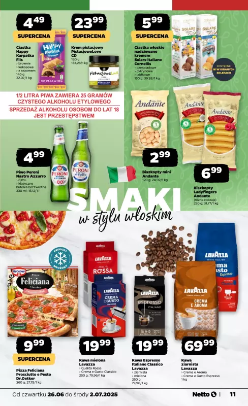 Netto - gazetka promocyjna Gazetka Spożywcza od czwartku 26.06 do środy 02.07 - strona 11