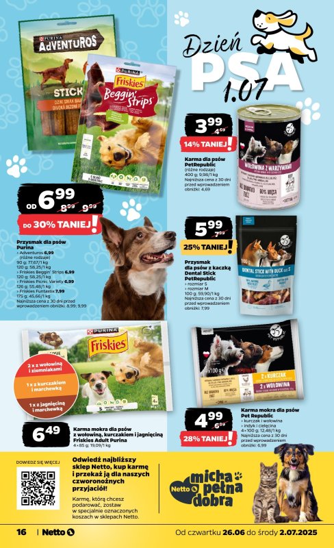 Netto - gazetka promocyjna Gazetka Spożywcza od czwartku 26.06 do środy 02.07 - strona 16