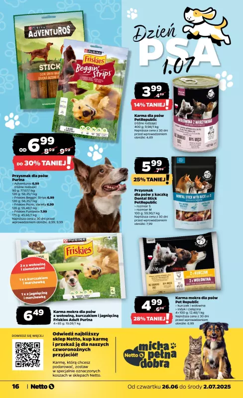 Netto - gazetka promocyjna Gazetka Spożywcza od czwartku 26.06 do środy 02.07 - strona 16