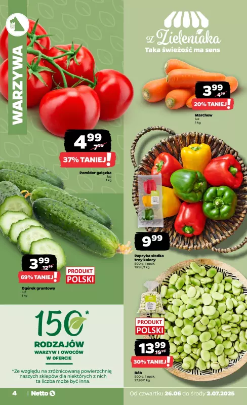 Netto - gazetka promocyjna Gazetka Spożywcza od czwartku 26.06 do środy 02.07 - strona 4