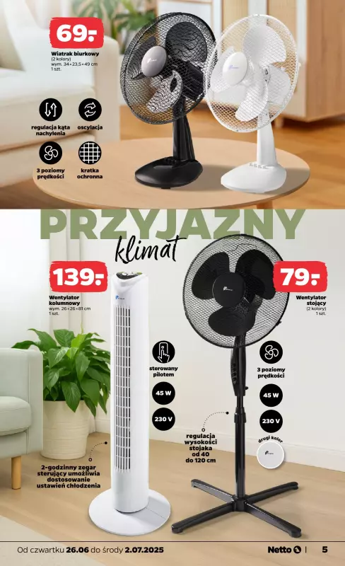 Netto - gazetka promocyjna Gazetka Non Food od czwartku 26.06 do środy 02.07 - strona 5