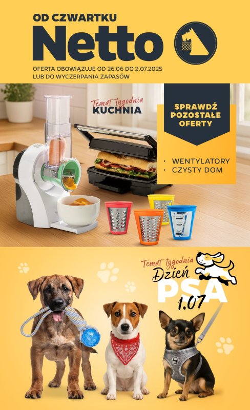 Netto - gazetka promocyjna Gazetka Non Food od czwartku 26.06 do środy 02.07