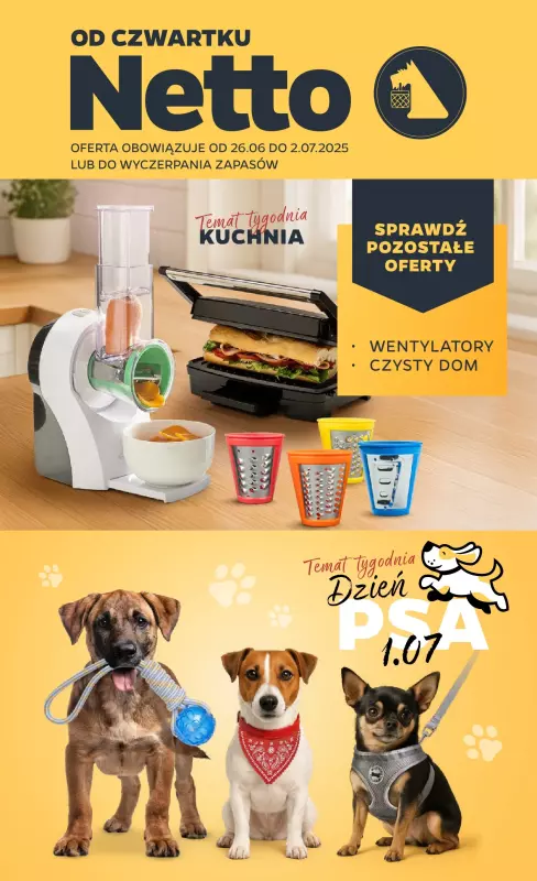 Netto - gazetka promocyjna Gazetka Non Food od czwartku 26.06 do środy 02.07