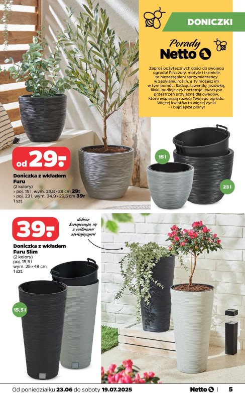 Netto - gazetka promocyjna Katalog Ogród od wtorku 24.06 do soboty 19.07 - strona 5