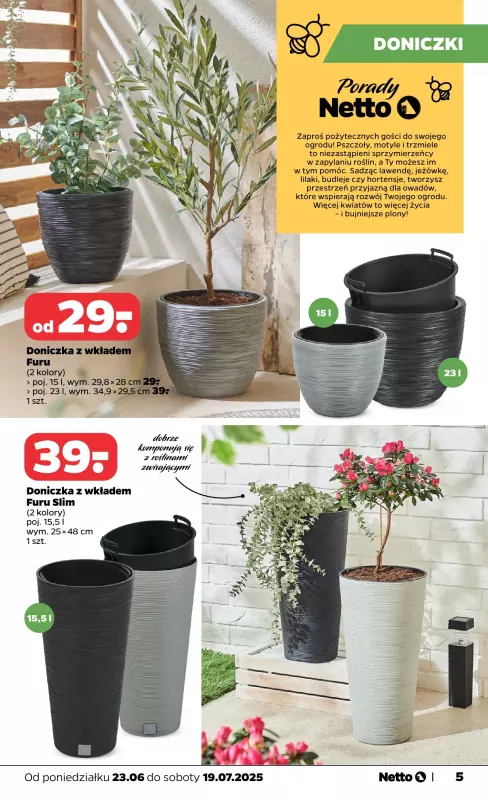 Netto - gazetka promocyjna Katalog Ogród od wtorku 24.06 do soboty 19.07 - strona 5