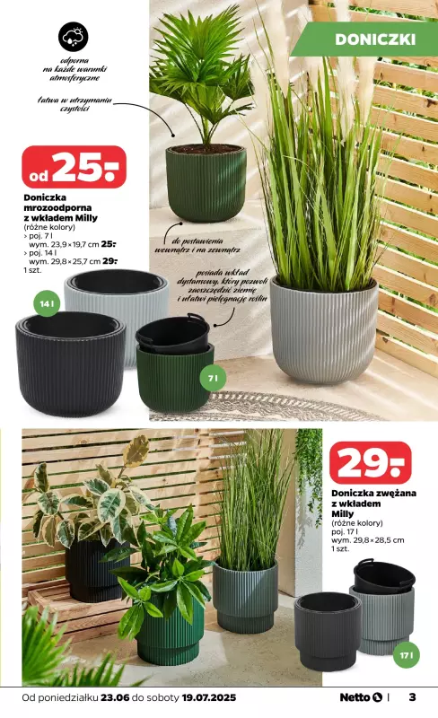 Netto - gazetka promocyjna Katalog Ogród od wtorku 24.06 do soboty 19.07 - strona 3