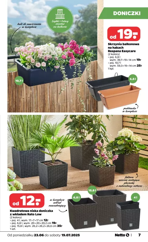 Netto - gazetka promocyjna Katalog Ogród od wtorku 24.06 do soboty 19.07 - strona 7