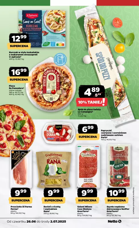 Netto - gazetka promocyjna Smaki w stylu włoskim z Netto od czwartku 26.06 do niedzieli 29.06 - strona 2