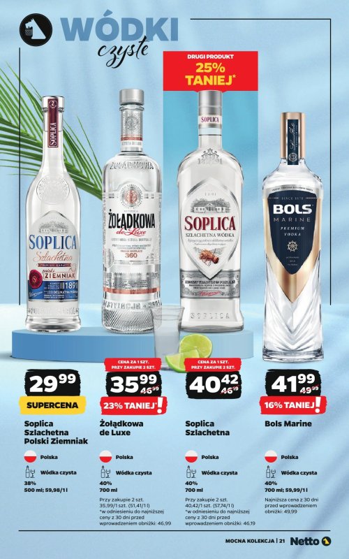 Netto - gazetka promocyjna Mocna Kolekcja od wtorku 01.07 do czwartku 31.07 - strona 21