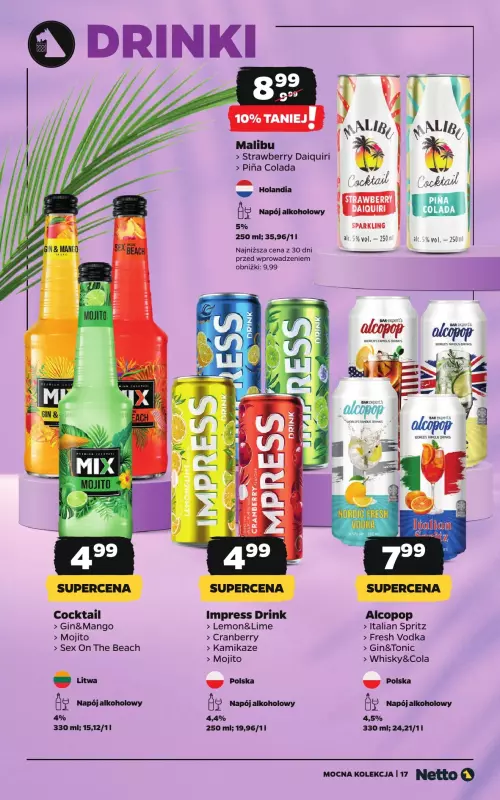 Netto - gazetka promocyjna Mocna Kolekcja od wtorku 01.07 do czwartku 31.07 - strona 17