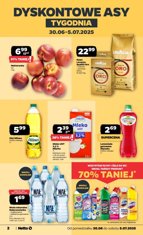 Netto - gazetka promocyjna Gazetka Spożywcza od poniedziałku 30.06 do soboty 05.07 - strona 2