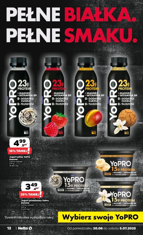 Netto - gazetka promocyjna Gazetka Spożywcza od poniedziałku 30.06 do soboty 05.07 - strona 12