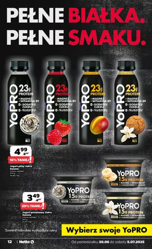 Netto - gazetka promocyjna Gazetka Spożywcza od poniedziałku 30.06 do soboty 05.07 - strona 12