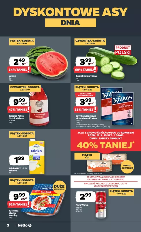 Netto - gazetka promocyjna Gazetka Spożywcza   - strona 2