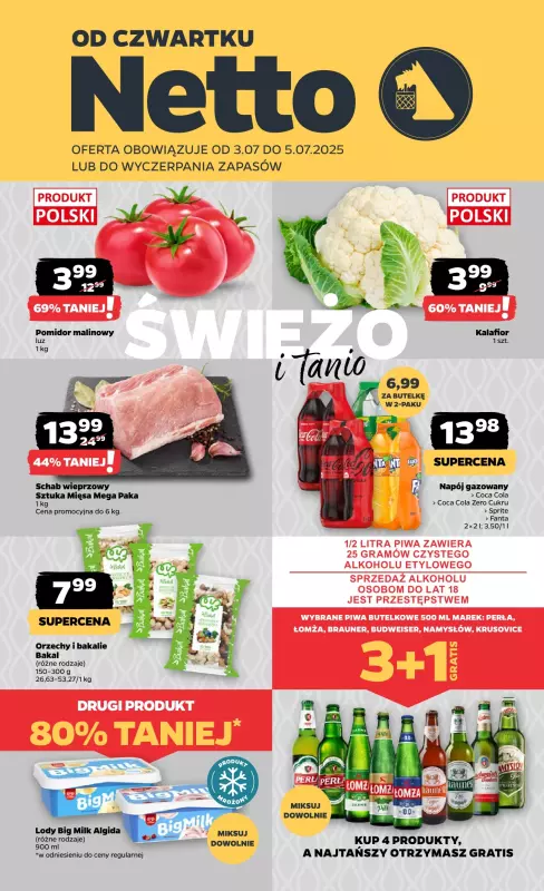 Netto - gazetka promocyjna Gazetka Spożywcza  