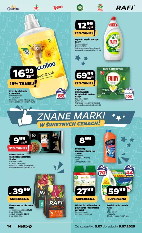 Netto - gazetka promocyjna Gazetka Spożywcza od czwartku 03.07 do soboty 05.07 - strona 14