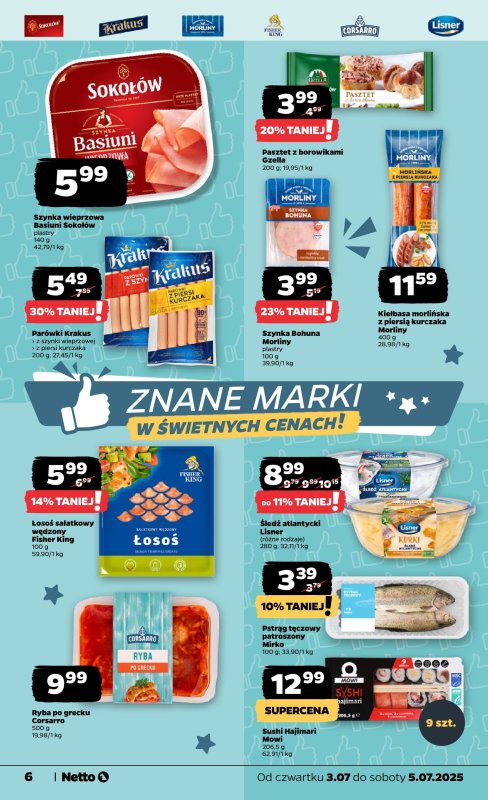 Netto - gazetka promocyjna Gazetka Spożywcza od czwartku 03.07 do soboty 05.07 - strona 6