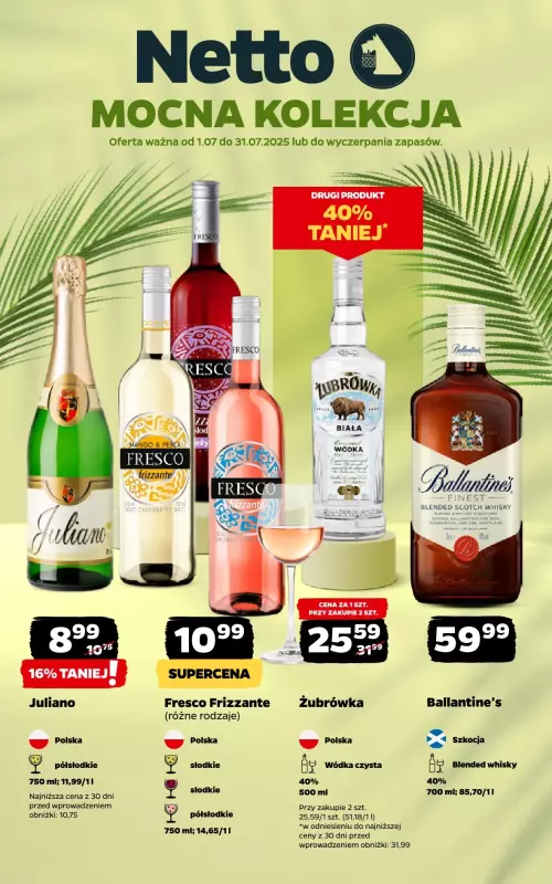 Netto - gazetka promocyjna Mocna Kolekcja od wtorku 01.07 do czwartku 31.07