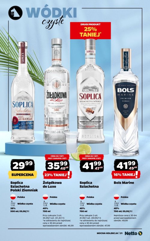 Netto - gazetka promocyjna Mocna Kolekcja od wtorku 01.07 do czwartku 31.07 - strona 21