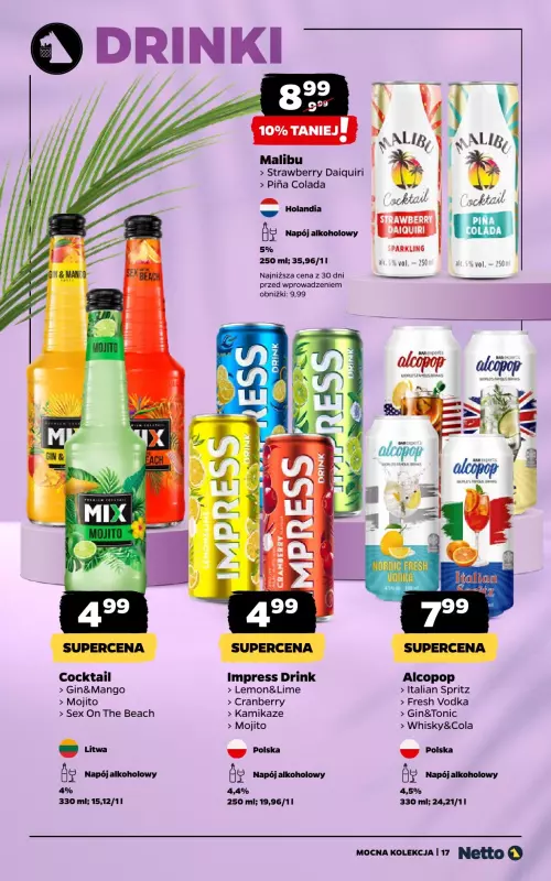 Netto - gazetka promocyjna Mocna Kolekcja od wtorku 01.07 do czwartku 31.07 - strona 17