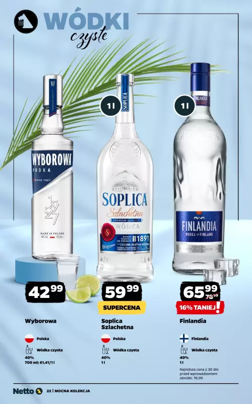 Netto - gazetka promocyjna Mocna Kolekcja od wtorku 01.07 do czwartku 31.07 - strona 22