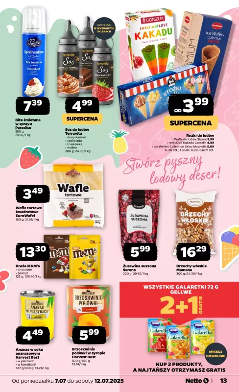 Netto - gazetka promocyjna Gazetka Spożywcza od poniedziałku 07.07 do soboty 12.07 - strona 13