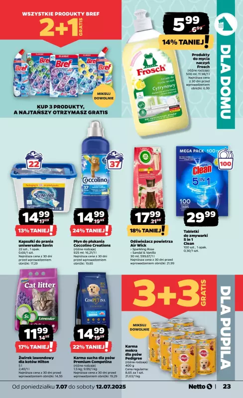 Netto - gazetka promocyjna Gazetka Spożywcza od poniedziałku 07.07 do soboty 12.07 - strona 23