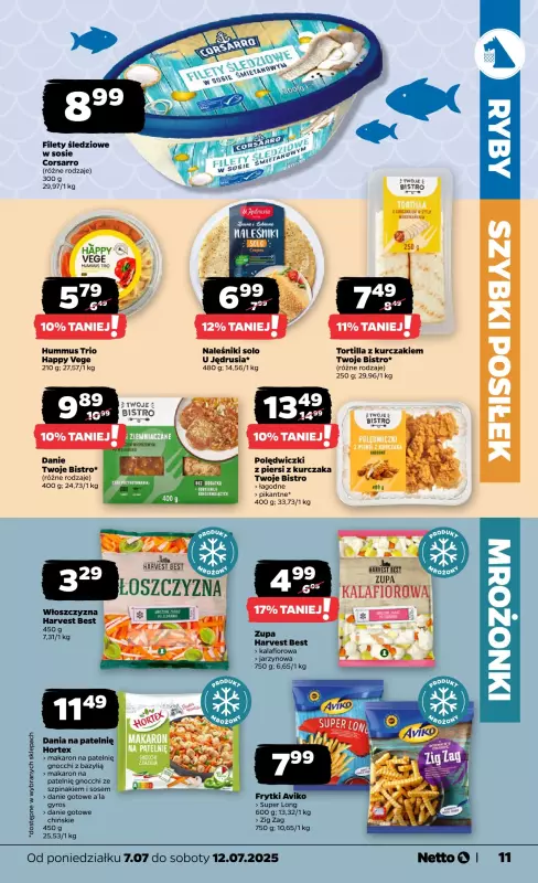 Netto - gazetka promocyjna Gazetka Spożywcza od poniedziałku 07.07 do soboty 12.07 - strona 11