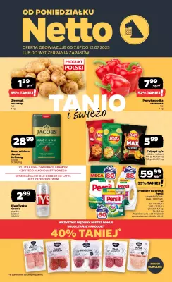 Netto - gazetka promocyjna Gazetka Spożywcza od poniedziałku 07.07 do soboty 12.07