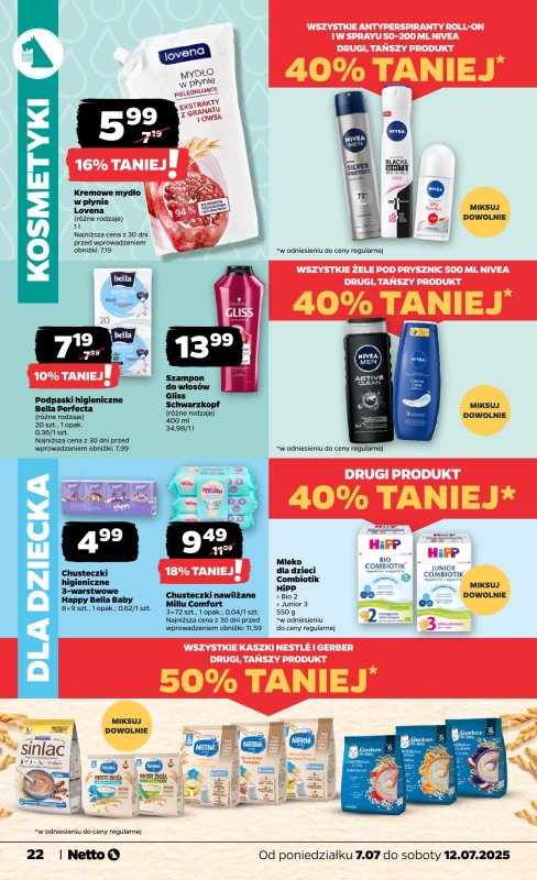 Netto - gazetka promocyjna Gazetka Spożywcza od poniedziałku 07.07 do soboty 12.07 - strona 22